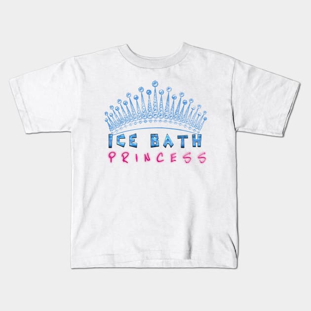 Ice Bath Princess Kids T-Shirt by Kidrock96